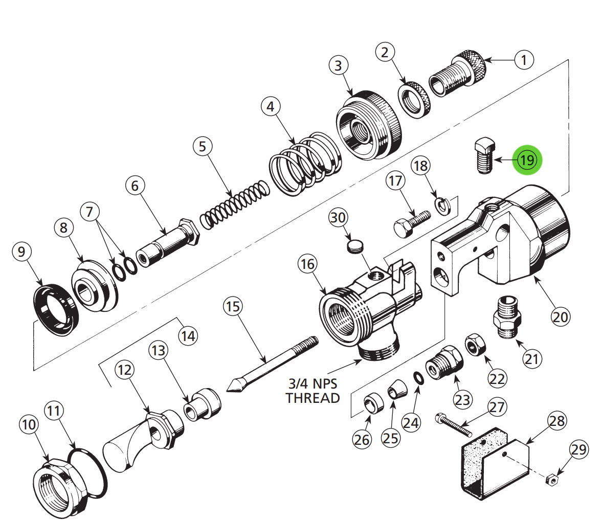 Binks 54-335 Set Screw