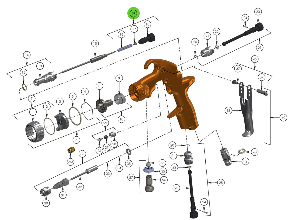 Needle Adjusting Screw Kit for Advance HD