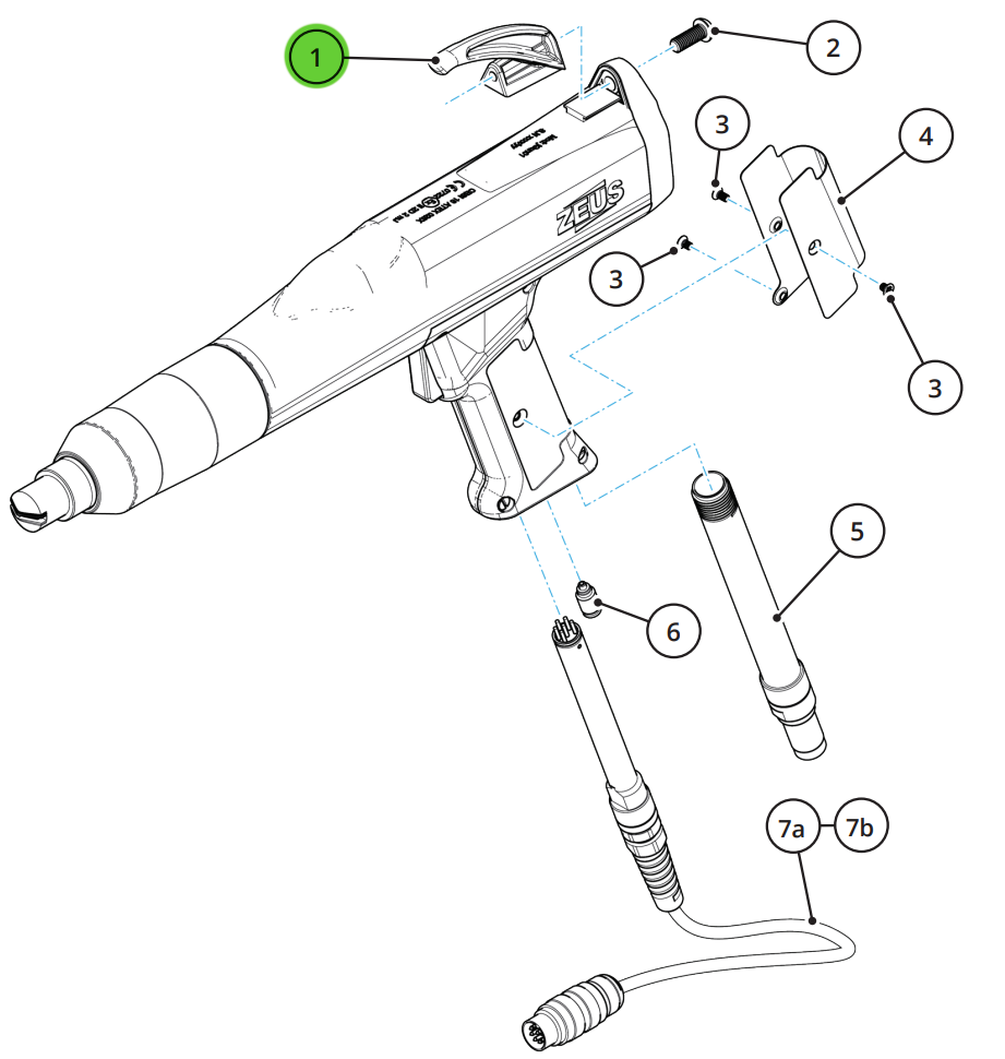 Zeus 902.927 Pistol Hook JGUN01