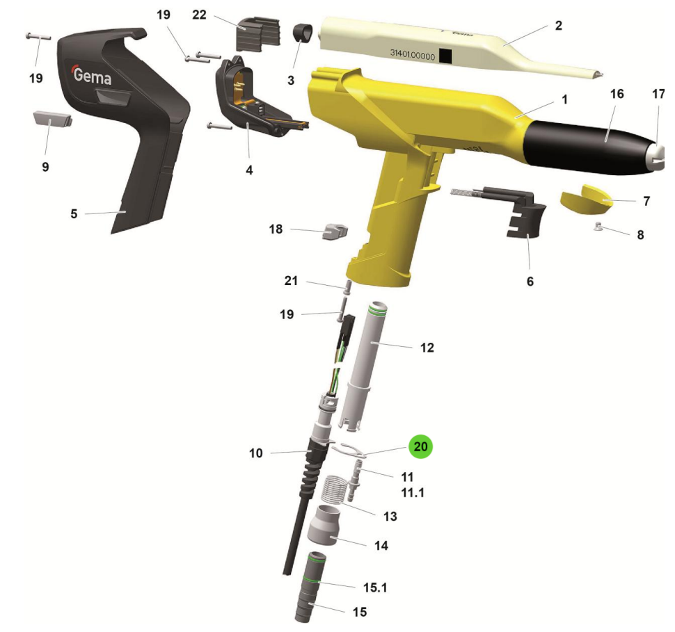 Aftermarket Gema® 1018707 Cable Contact Strip, GM04 (Non-OEM)
