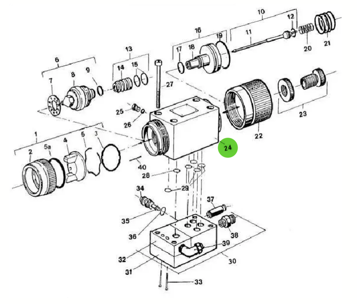 Sames® 129-268-020 Body; A 25 HTi Spray Gun
