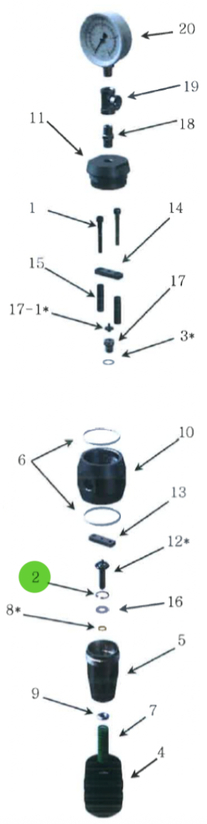 Internal Retaining Ring; High-Pressure Fluid Regulator