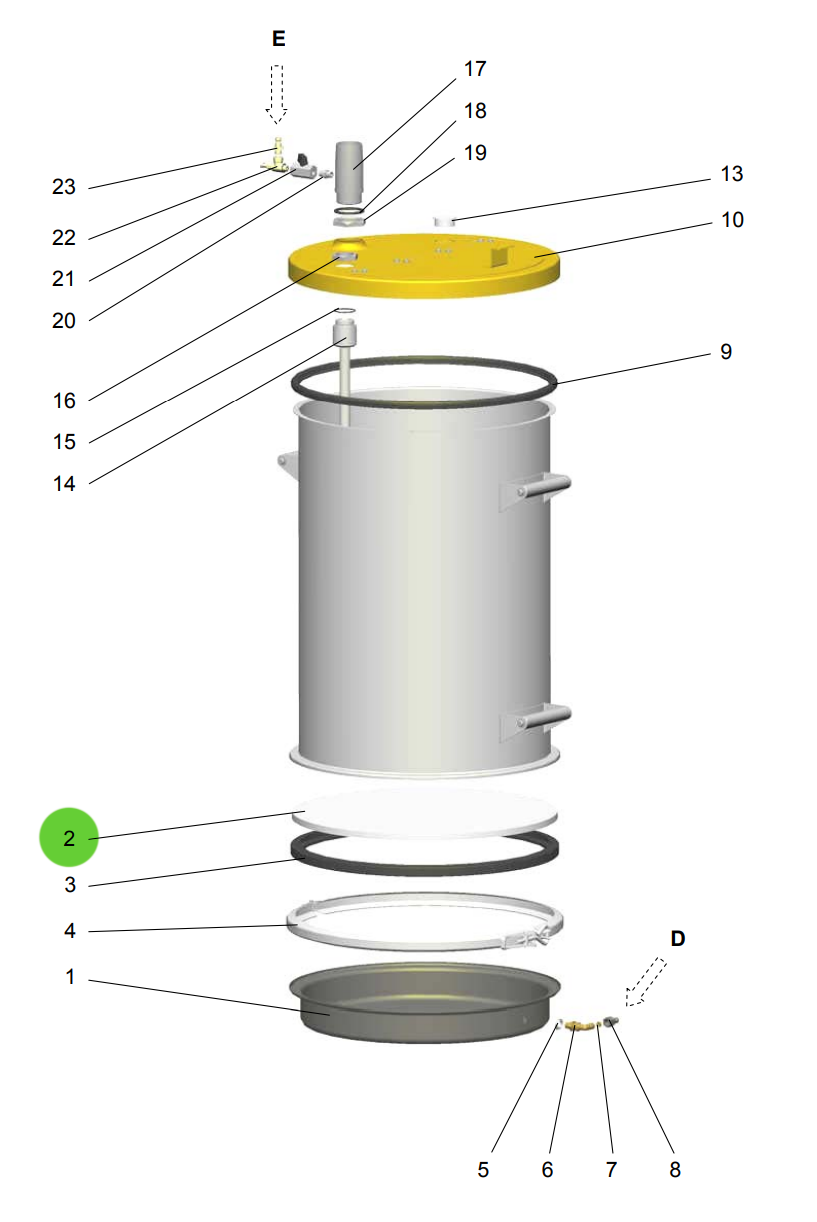 Aftermarket Gema® 390151 Fluidizing Plate (Non-OEM)