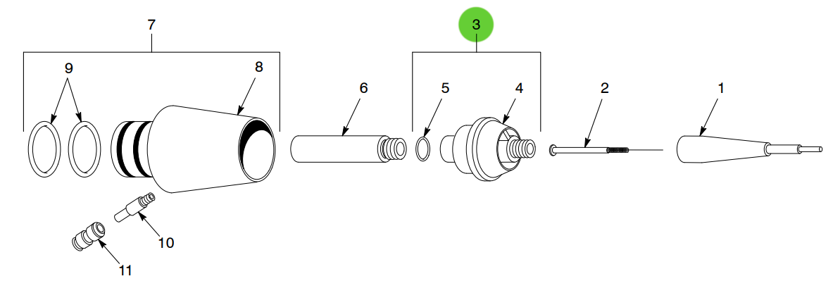 Aftermarket Nordson® 182255 Kit, Spider, With O-Ring (Non-OEM)