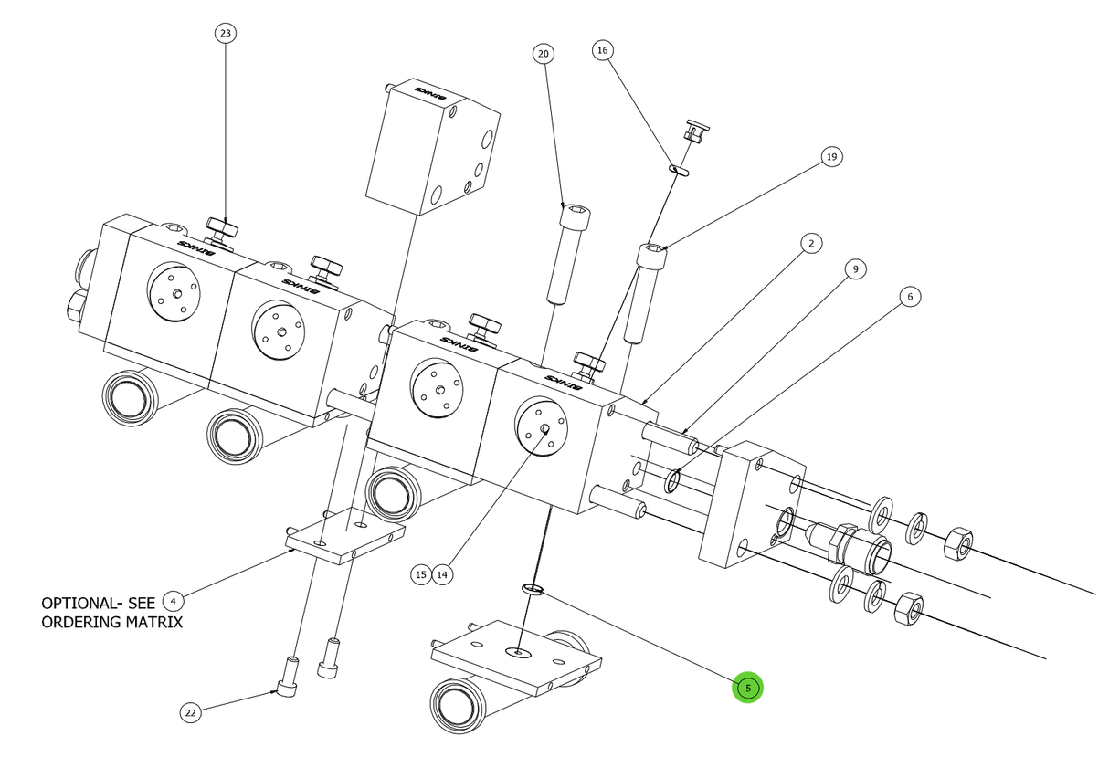 Junta tórica Ransburg 79001-05, 2-010, perfluoroelastómero