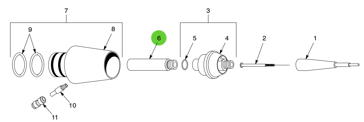 Aftermarket Nordson® 173179 Wear Sleeve (Non-OEM)