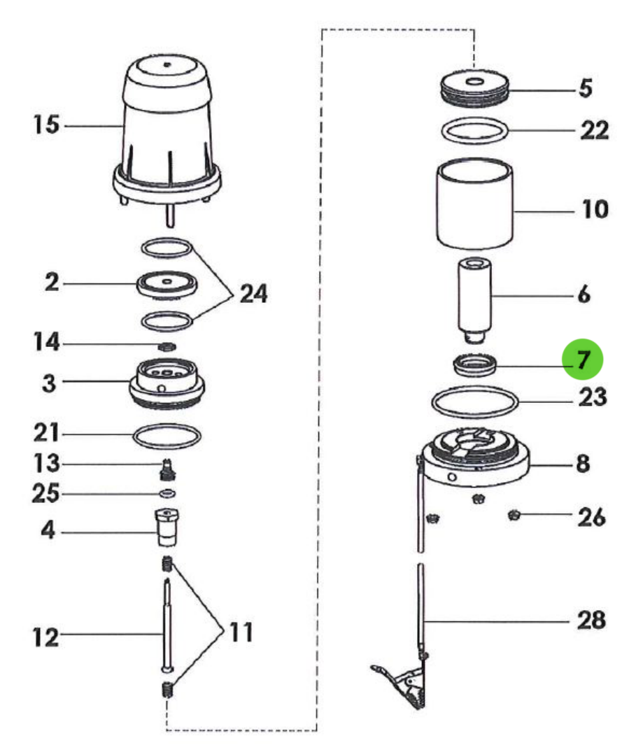 Sames® 109-210-401 Air Motor Seal, Model 340-2 (QTY 10)