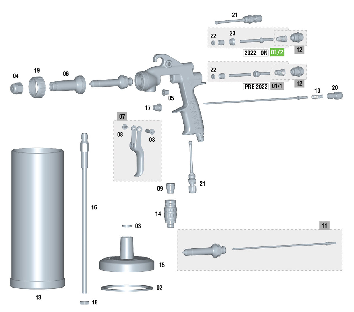 Sagola 56418669 Air Valve Kit