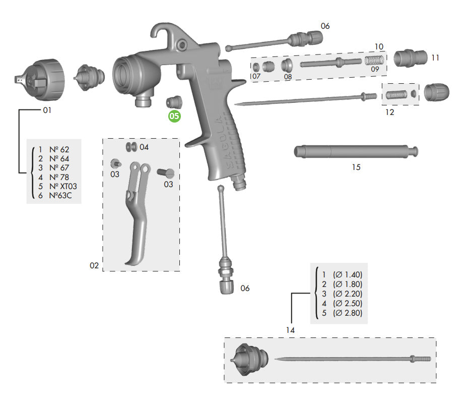 Sagola 56411616 Packing Gland