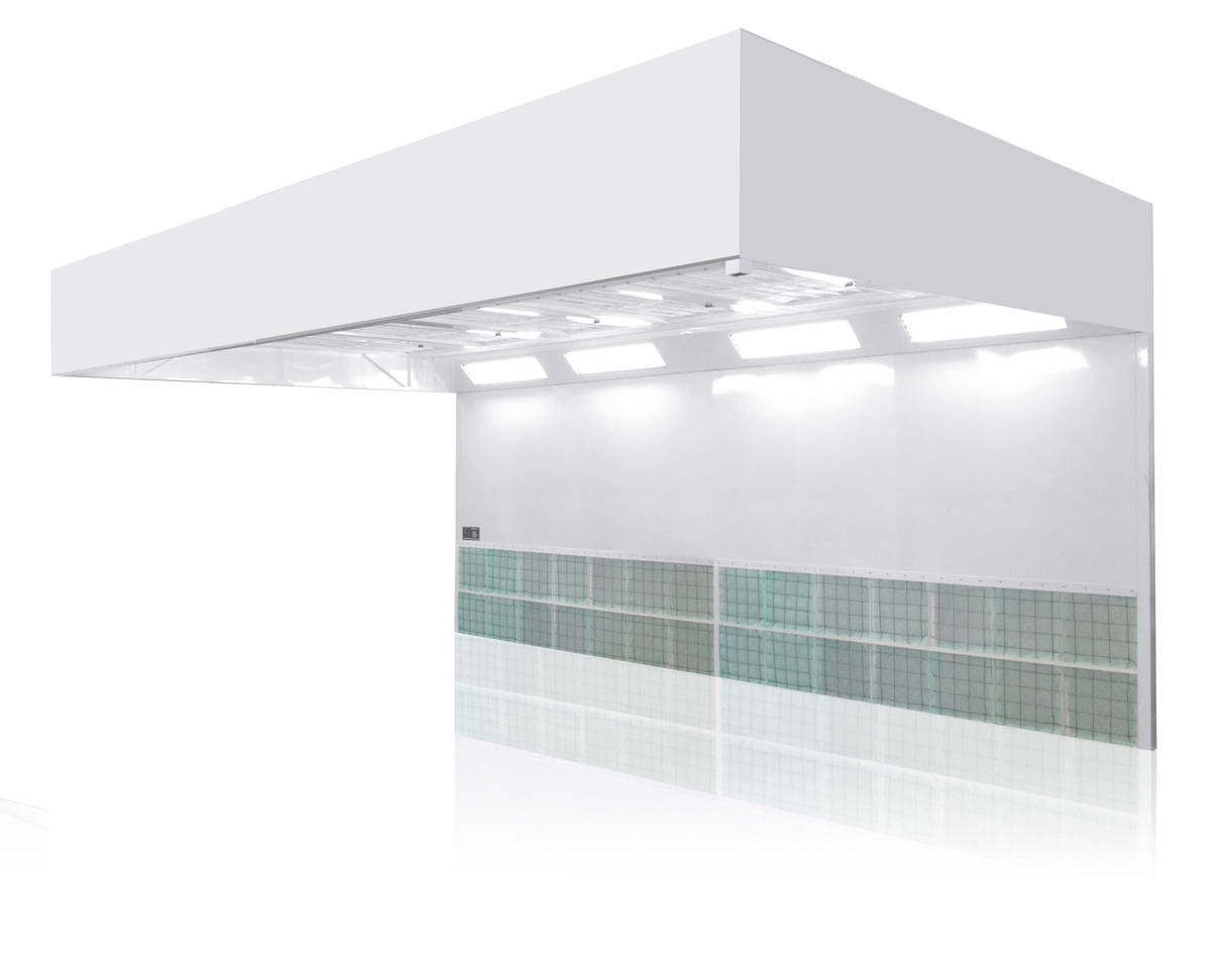 Total Finishing Side-Down Airflow Automotive Prep Station