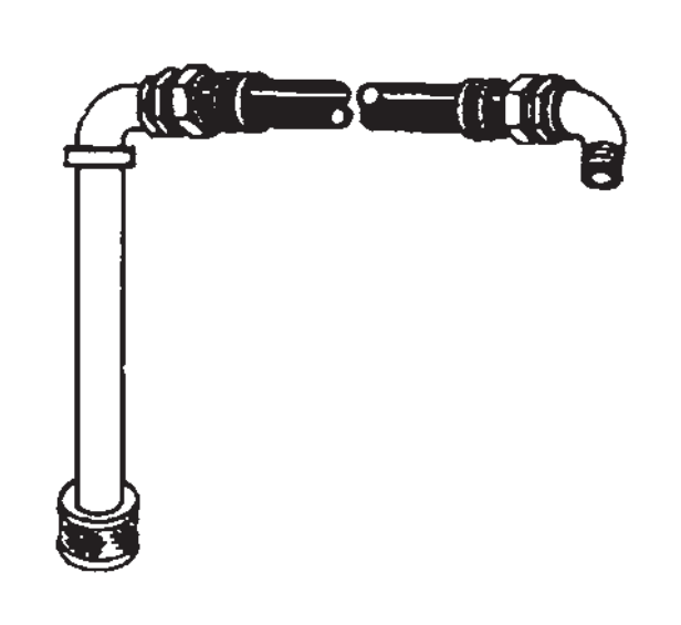 Binks 55gal Stainless Steel 3/4" Siphon Hose Kit 44-355