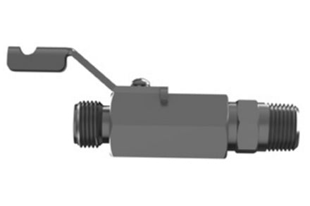 Hosco SSBV Series Ball Valve, Common Configurations, Male Straight x Male Tapered (Various Size Options)