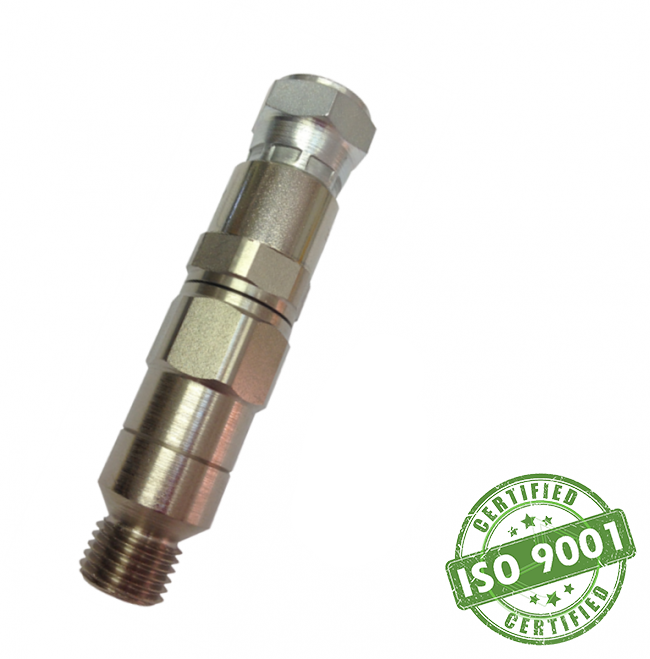 Gun Swivel with Inline Filter Housing - 1/4" NPS (M) x 1/4" NPSM (F)