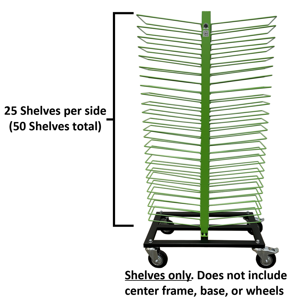 Estante de secado TotalDrying™ para pintores y terminadores profesionales (solo estantes de alta resistencia)