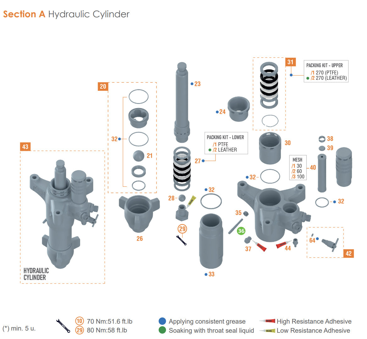 Sagola PT57210019 Cylinder Locking Screw