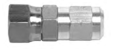 Binks 72-1799 Type E Stainless Steel Hose Swivel, 1/4" NPS(F)