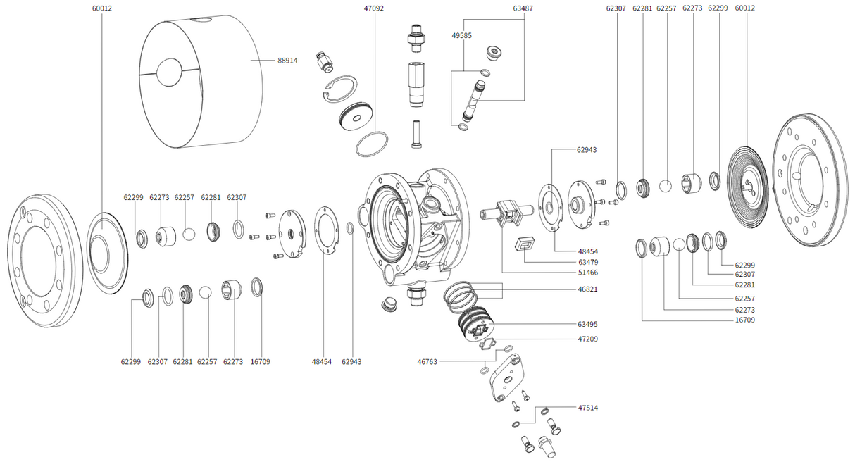 SATA 62299 O Ring, 17 x 5.5mm, Vario Top - Total Finishing Supplies