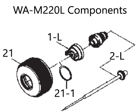 Anest Iwata WA-M220 Spare Parts - Total Finishing Supplies