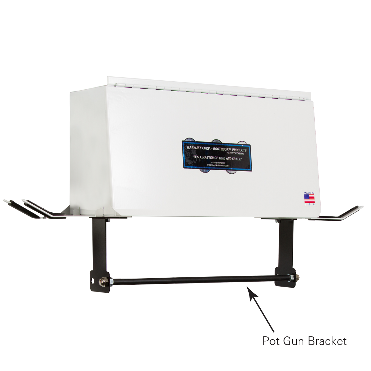 Pot Gun Bracket Booth Boxes/shelves