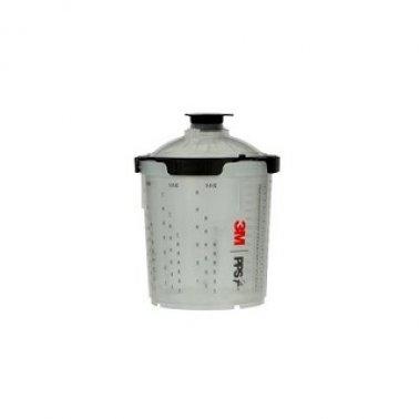 3M™ PPS™ Series 2.0 Spray Cup System Kit, 26114, Mini (6.8 fl oz, 200 mL),  200u Micron Filter, 1 kit per case