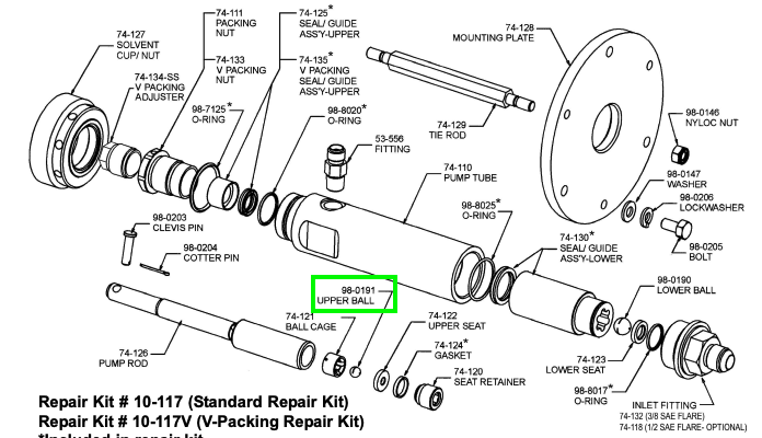 CA Technologies 98-0191 Upper Ball - Total Finishing Supplies