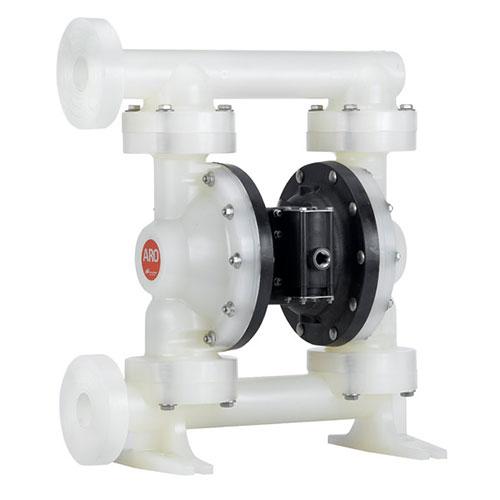 Exp Series 1-1/2 Non-Metallic Diaphragm Pump 123 Gpm Poly Center A.n.s.i./din Side Flanges Wetted