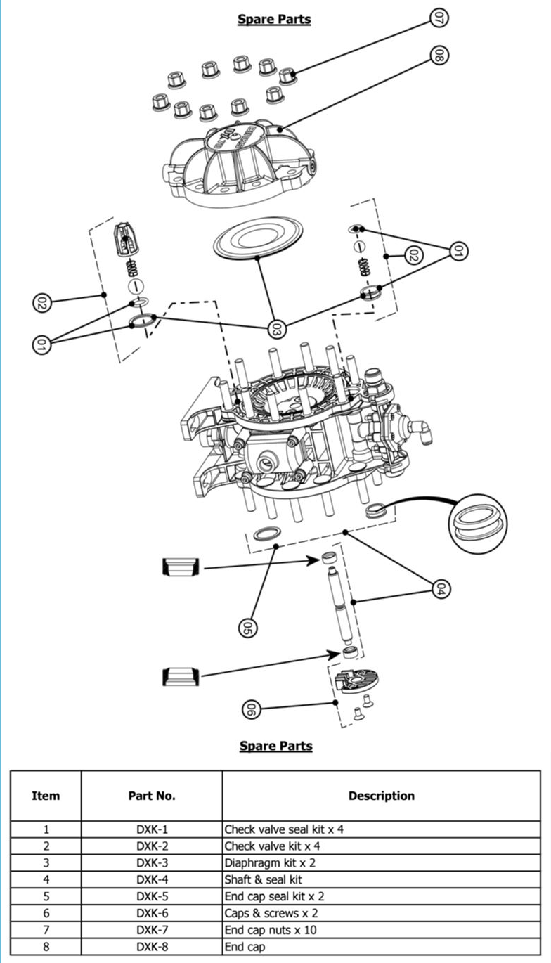 Diaphragm Kit - Total Finishing Supplies