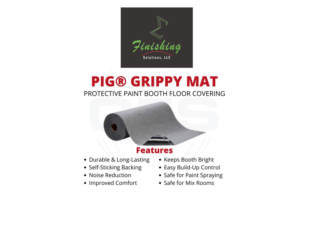 Grippy® Paint Booth Mat - 32 X 100 Blue Grippy Mats