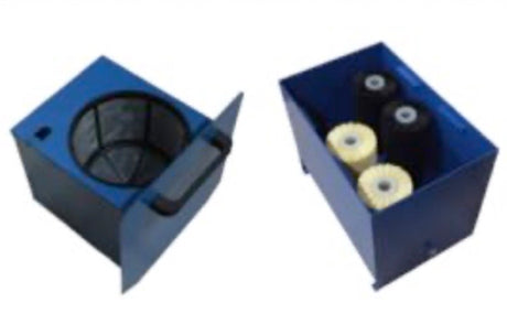 Sarmax Number 1 Tank for brushes recovery and cleaning
 - Total Finishing Supplies