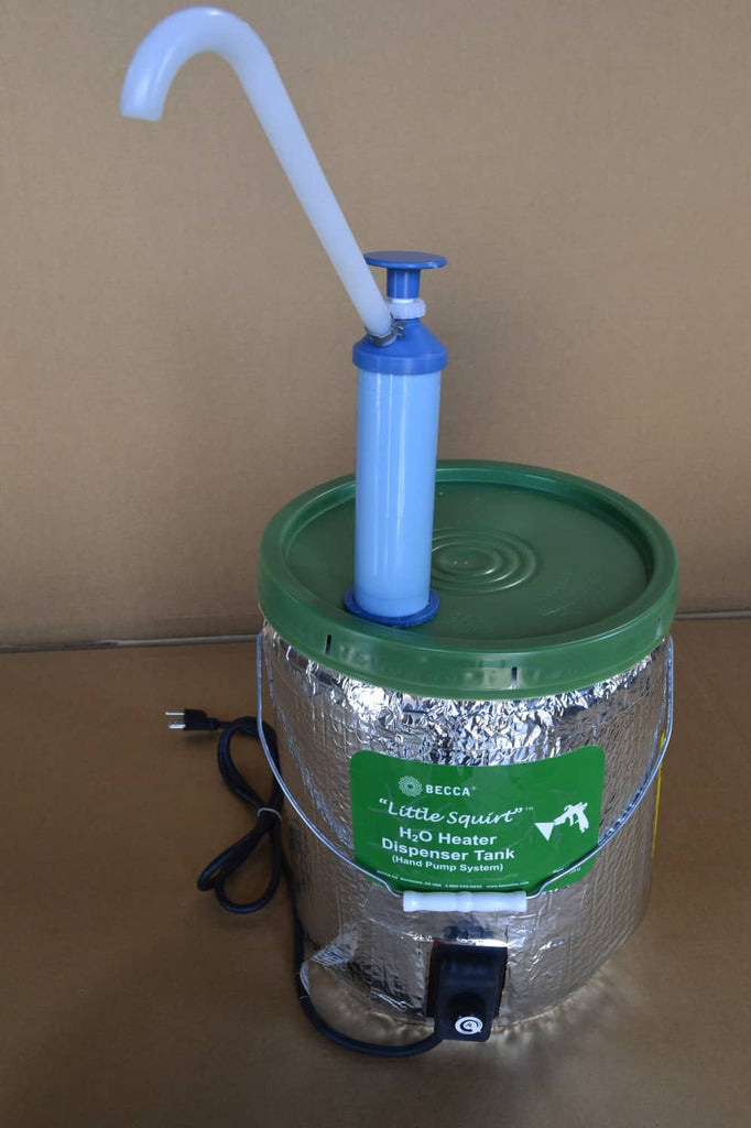 Little Squirt Heat Dispensing Tank With Hand Pump Becca Parts