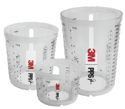 GRAVITY FEED DISPOSABLE PAINT CUP SYSTEM (3M PPS)