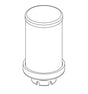 Wagner Filter With Collar For Zip 52 Finishing Diaphragm Pump Parts