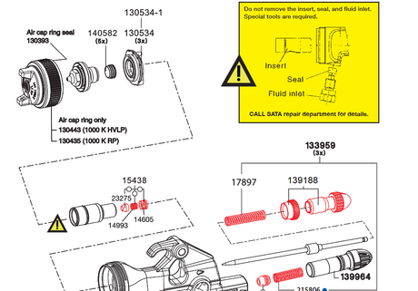SATA Flange Sleeve - Total Finishing Supplies