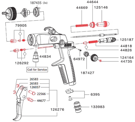 SATAminijet Needle Spring - Total Finishing Supplies