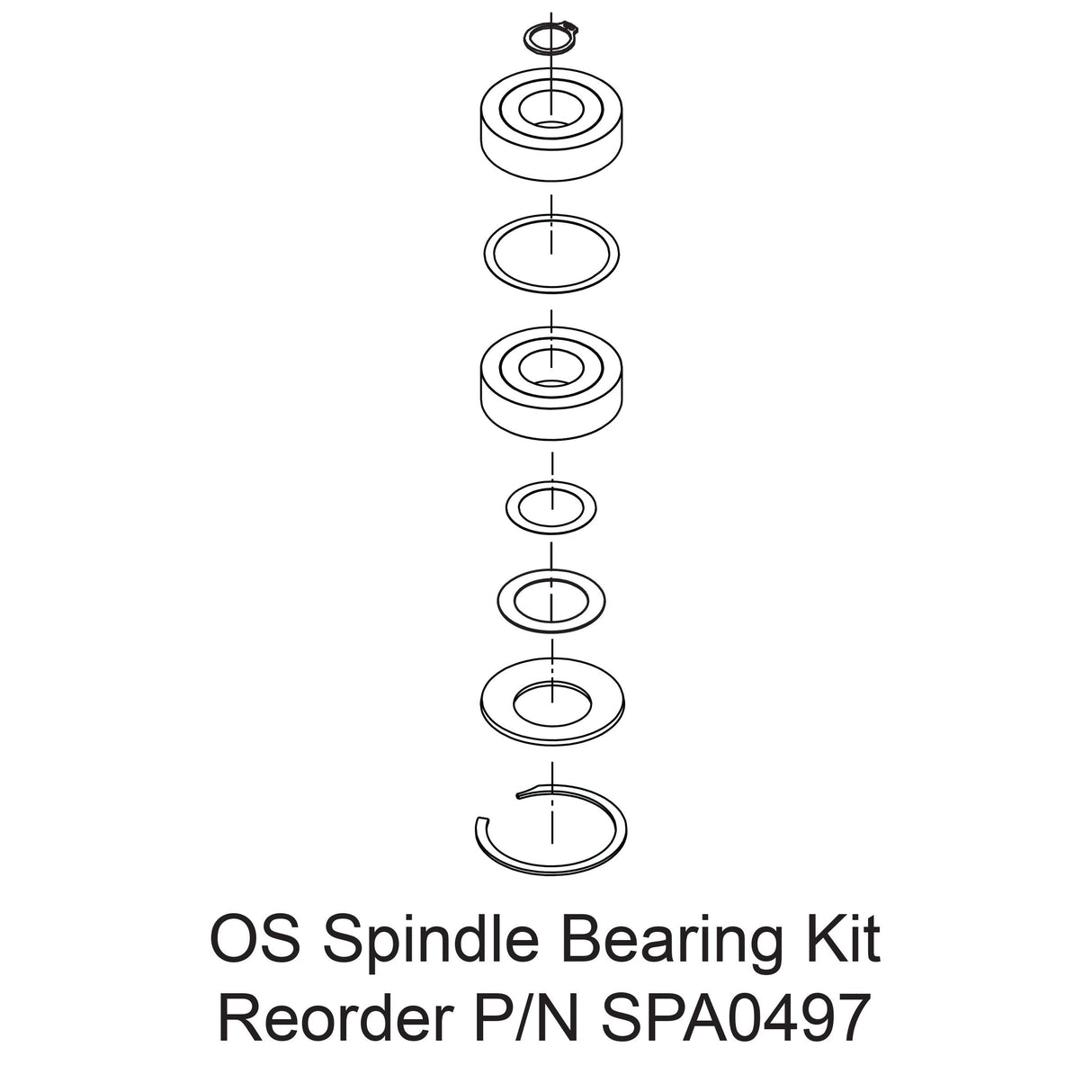 3 X 4 Storm Air Sander Tool Parts Spindle Bearing Kit Sanders