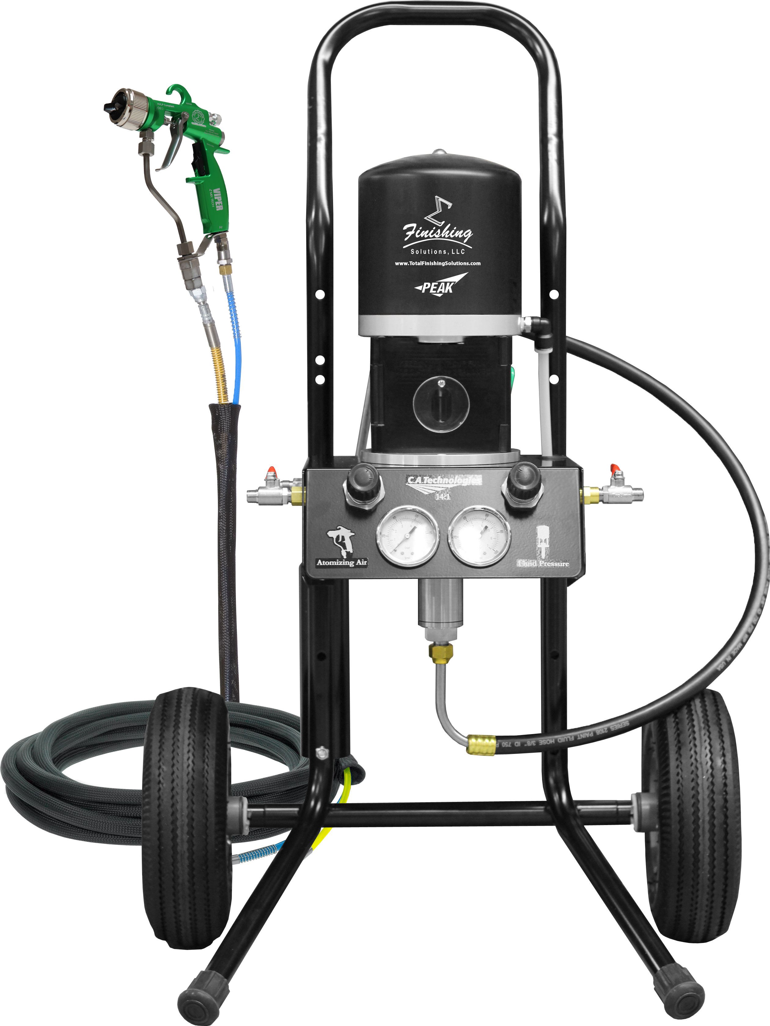 TFS Label Air Assist Airless 14 1 V Packing Cart Viper Gun