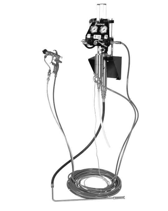 Binks MX1212 Air Assisted Airless Pump Systems