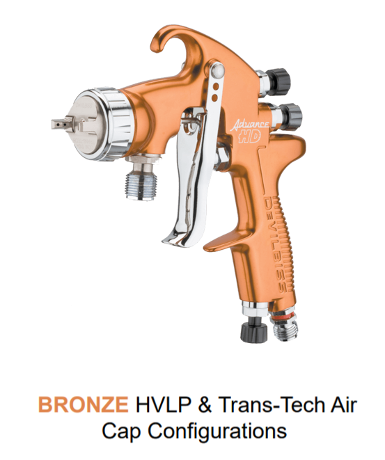 DeVilbiss Advance HD Pressure Feed Spray Gun - Total Finishing Supplies