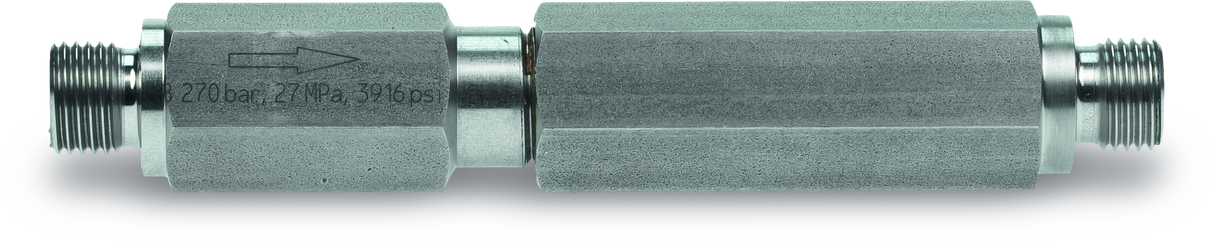 inline pump filter housing for industrial coating systems