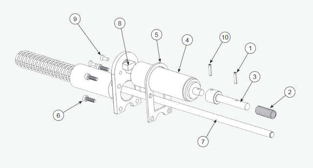 Ransburg #2 Process Gun Electric Motor Assembly - Total Finishing Supplies