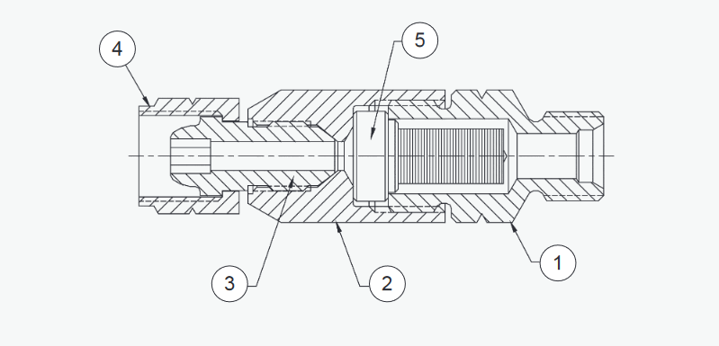 Ransburg #2 Process Gun Paint Filter Assembly - Total Finishing Supplies