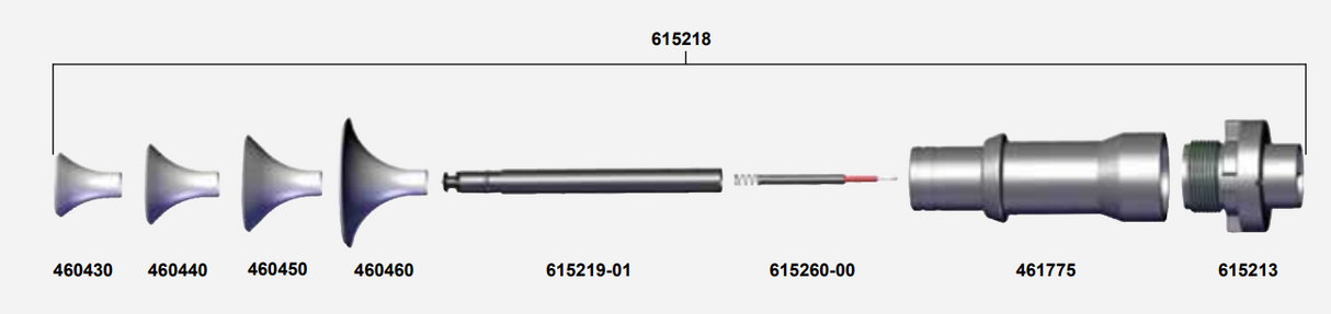 MS Elite M5 Manual Applicator Round Spray Nozzle Set - Total Finishing Supplies