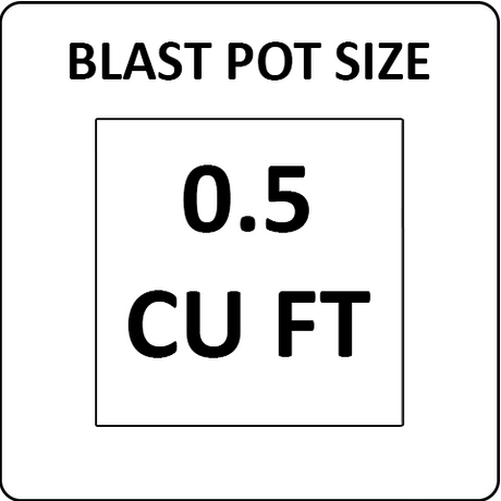 Pirate Brand 0.5 cu ft Blast Pots