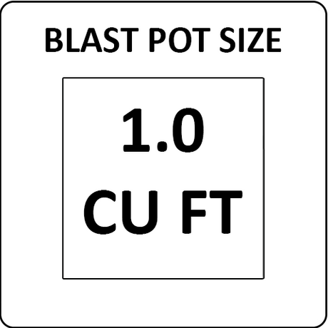 Pirate Brand 1.0 cu ft Blast Pots