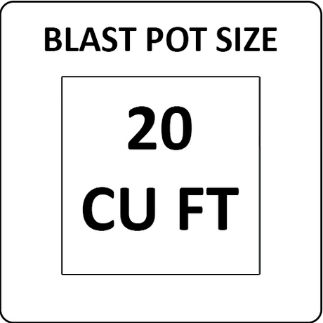 Pirate Brand 20 cu ft Blast Pots