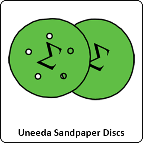 Uneeda Sandpaper Discs