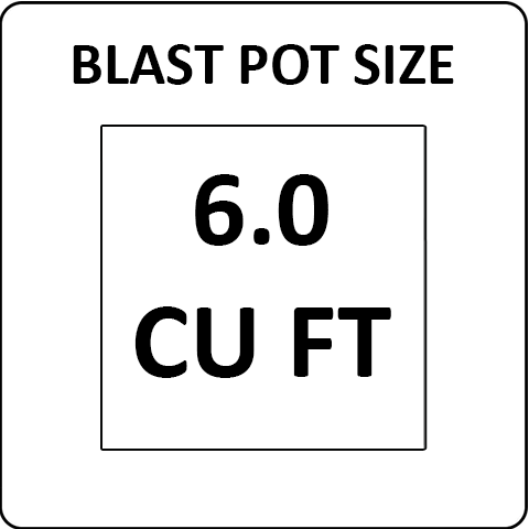 Pirate Brand 6.0 cu ft Blast Pots