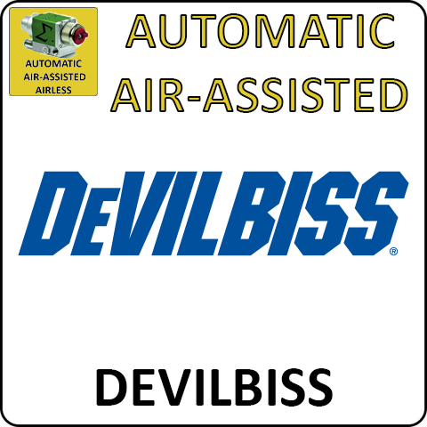 DeVilbiss Automatic Air-Assisted Airless Guns - Total Finishing Supplies