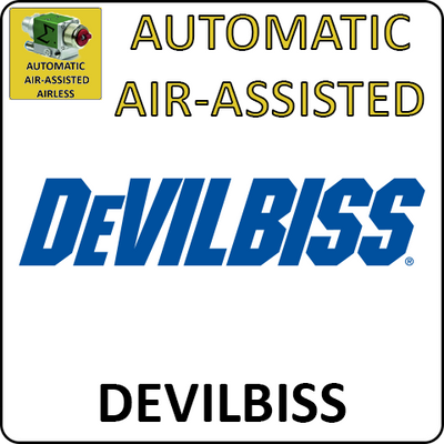 Pistolas automáticas sin aire asistidas por aire DeVilbiss 
