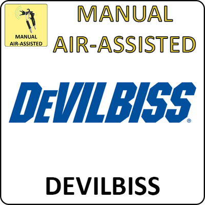 Pistolas sin aire asistidas por aire manuales DeVilbiss 